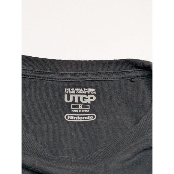 Uniqlo UTGP Unisex Medium Nintendo Pokemon Pikachu Black Graphic T-Shirt - Picture 3 of 4